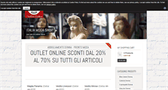 Desktop Screenshot of italiamodashop.com